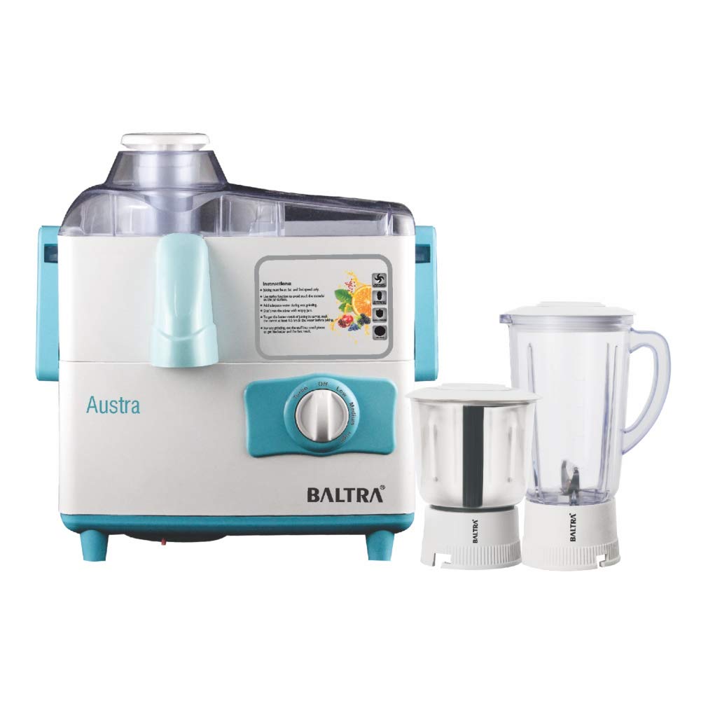 Baltra Austra 500Watt Juicer Mixer Grinder white Baltra Austra 500Watt Juicer Mixer Grinder white